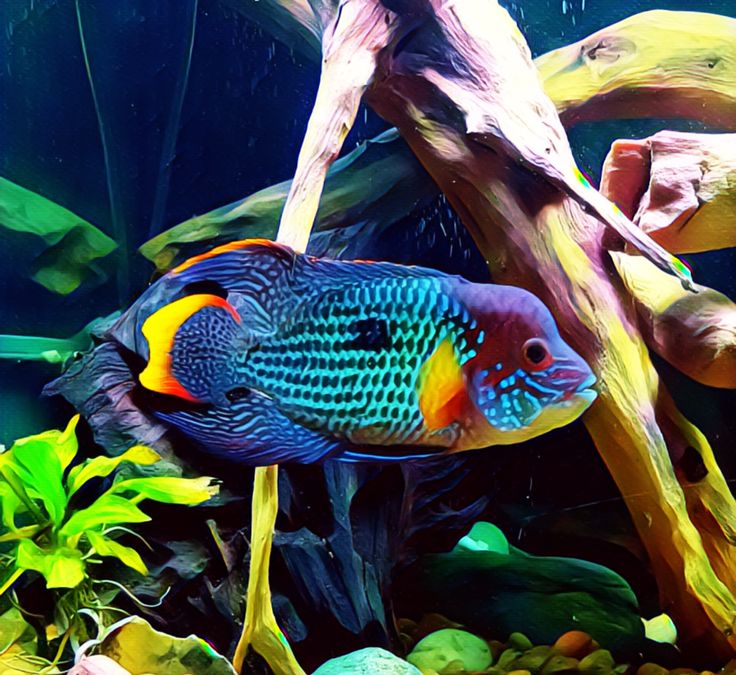 GREEN TERROR SOUTH AMERICAN CICHLID