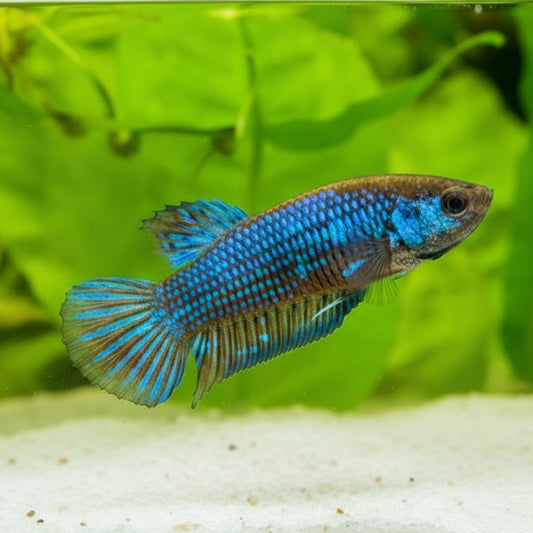 Blue Mahachai Wild Female Betta