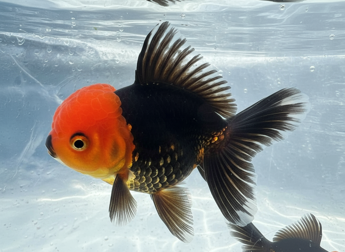 Red Cap Black Oranda Short Body - Bags
