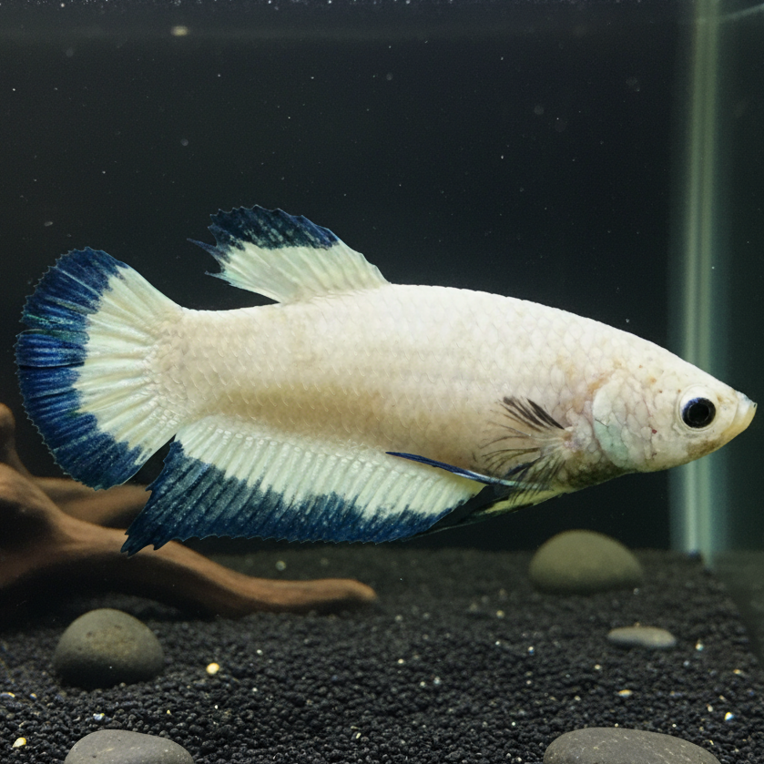 blue rim female betta plakat