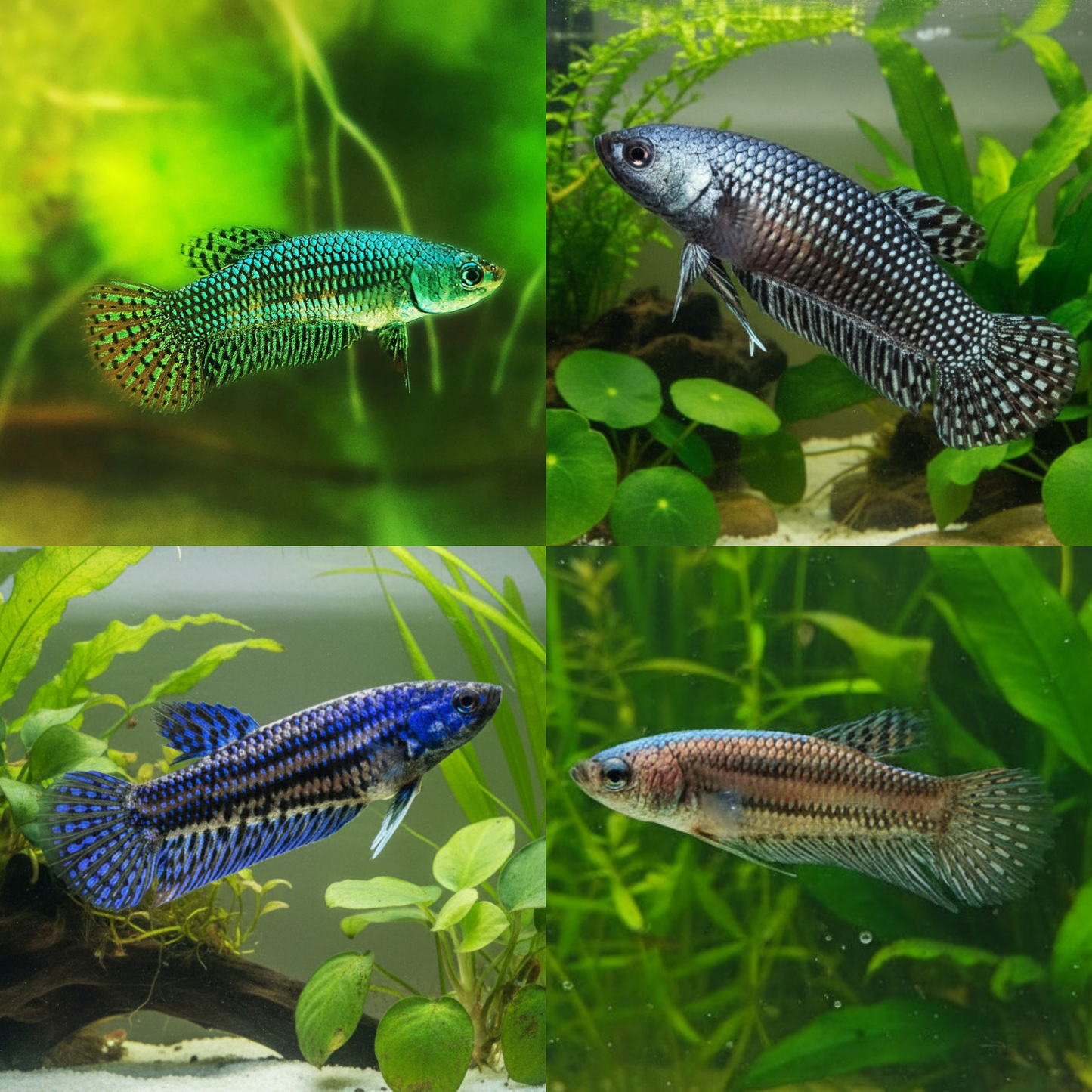 Mixed Color Alien Wild Female Betta (pack of 5)