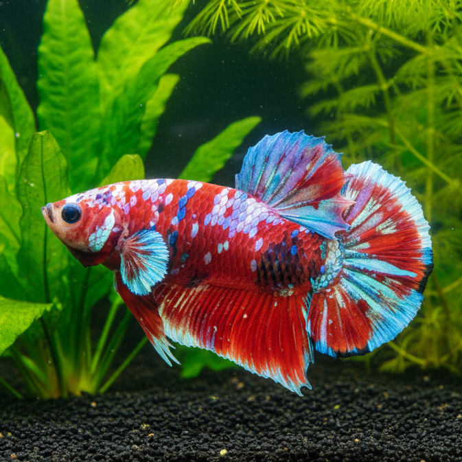 red koi giant male betta 