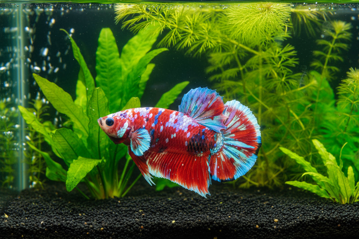 red koi giant male betta