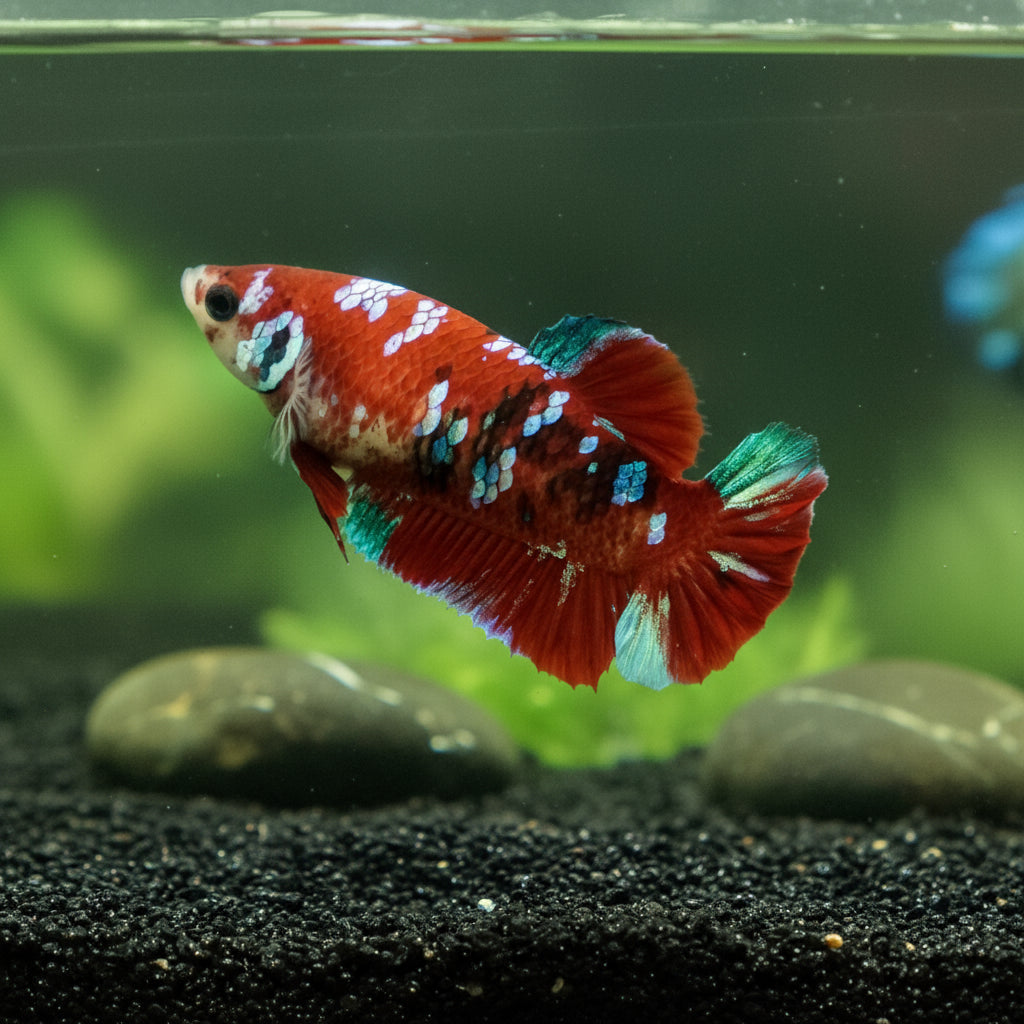 red koi plakat female
