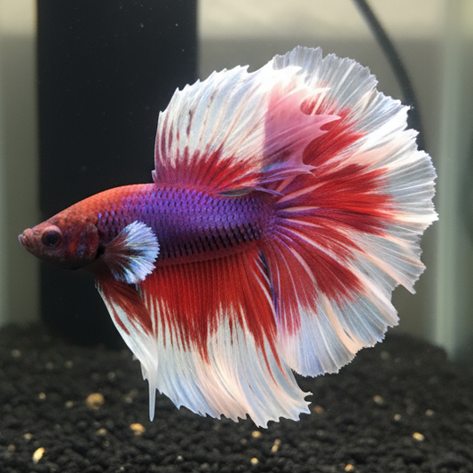 salamander halfmoon male betta