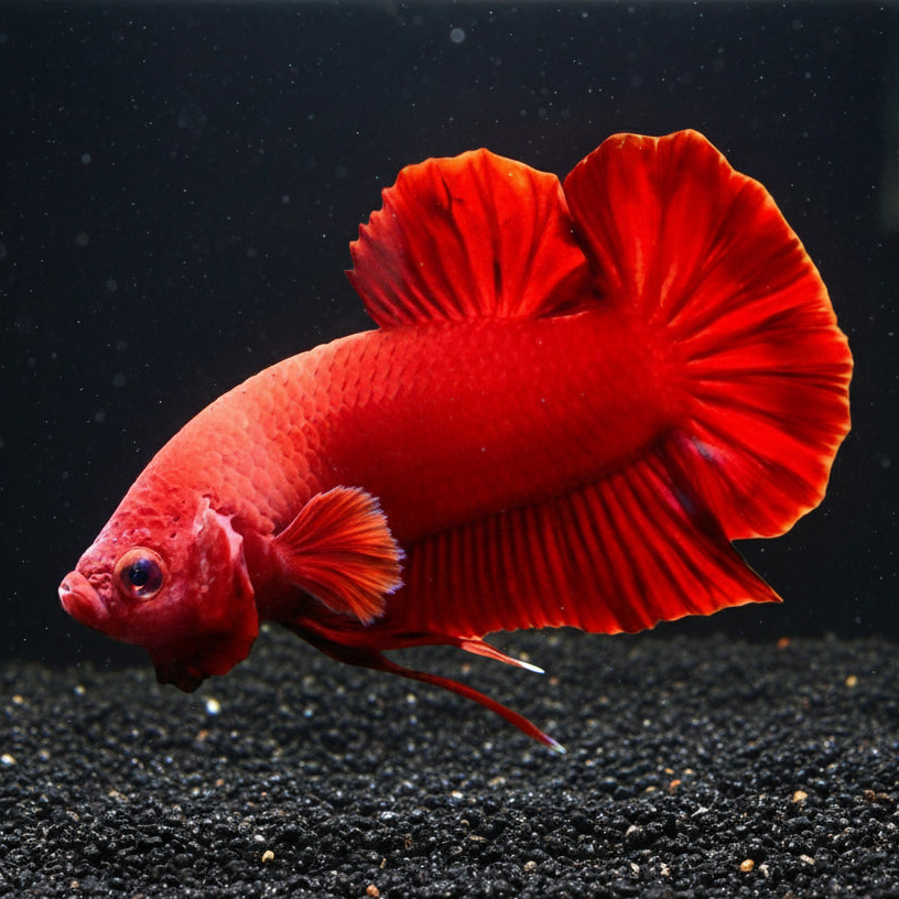 super red giant male betta plakat