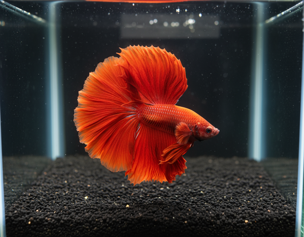 Super Red Halfmoon Rosetail Male Betta (pack of 5)
